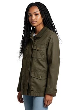 J.Crew Washed & Aged Waxed Cotton Utility Jacket